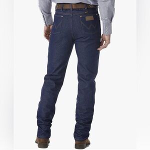 Wrangler Men’s Cowboy Cut Stretch Slim Fit Jeans - Rigid Indigo - 31x31
